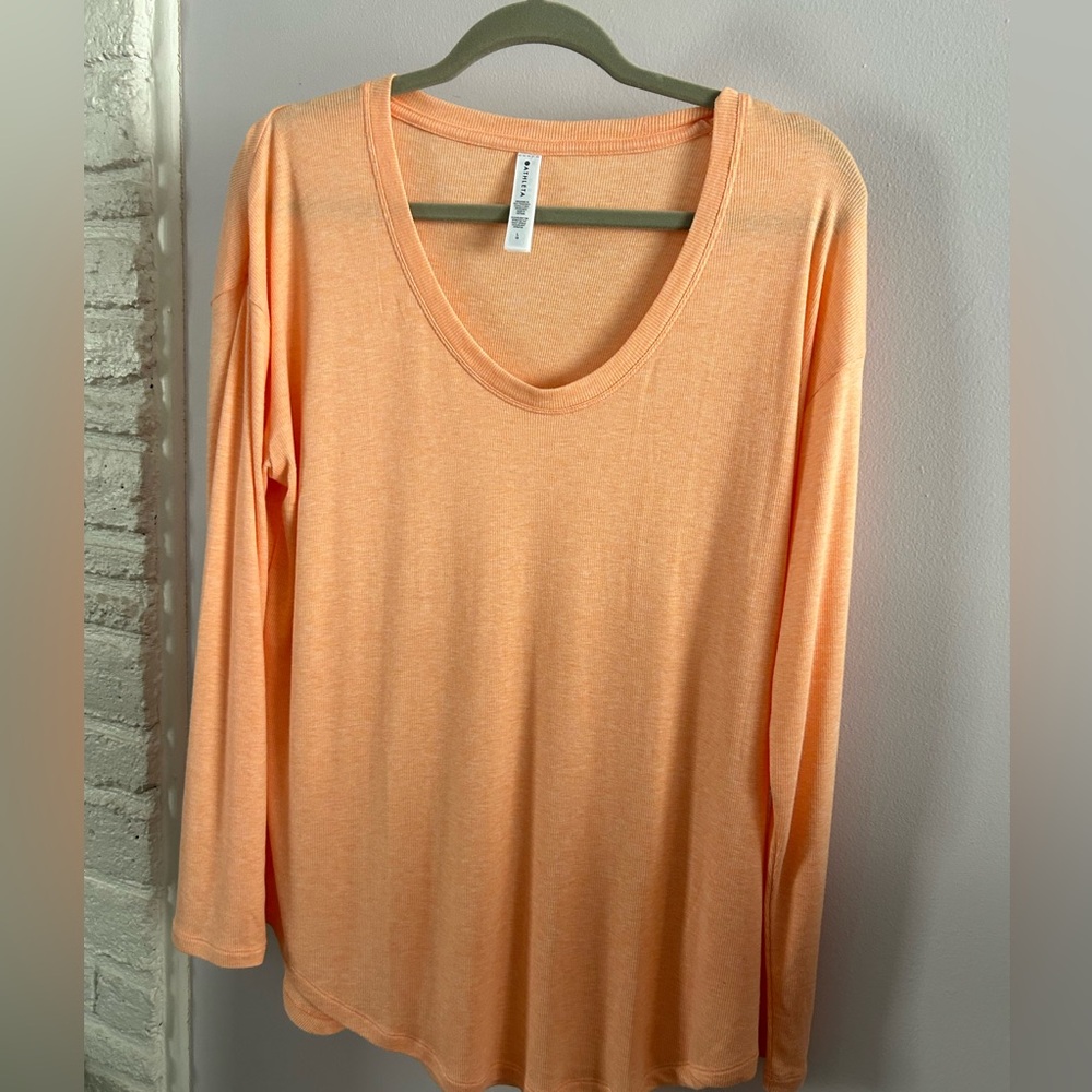 Athleta Cloud Light Rib Stratus Top size L